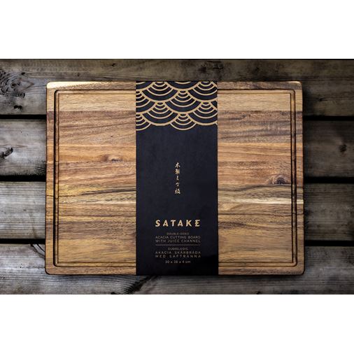Satake Skärbräda Akacia oil finish 50.8x38.1x3.8cm