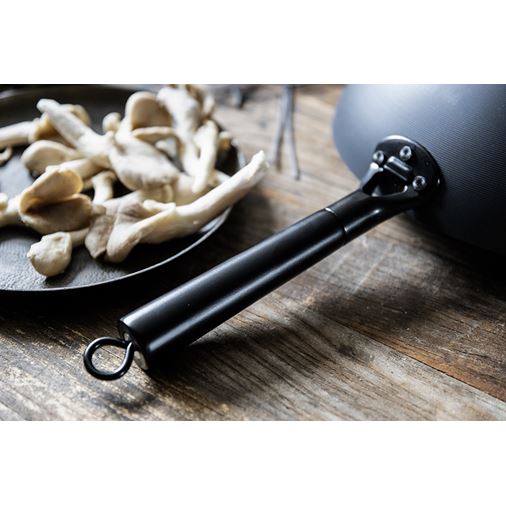 Satake Wok Kolstål med trä 2,5mm