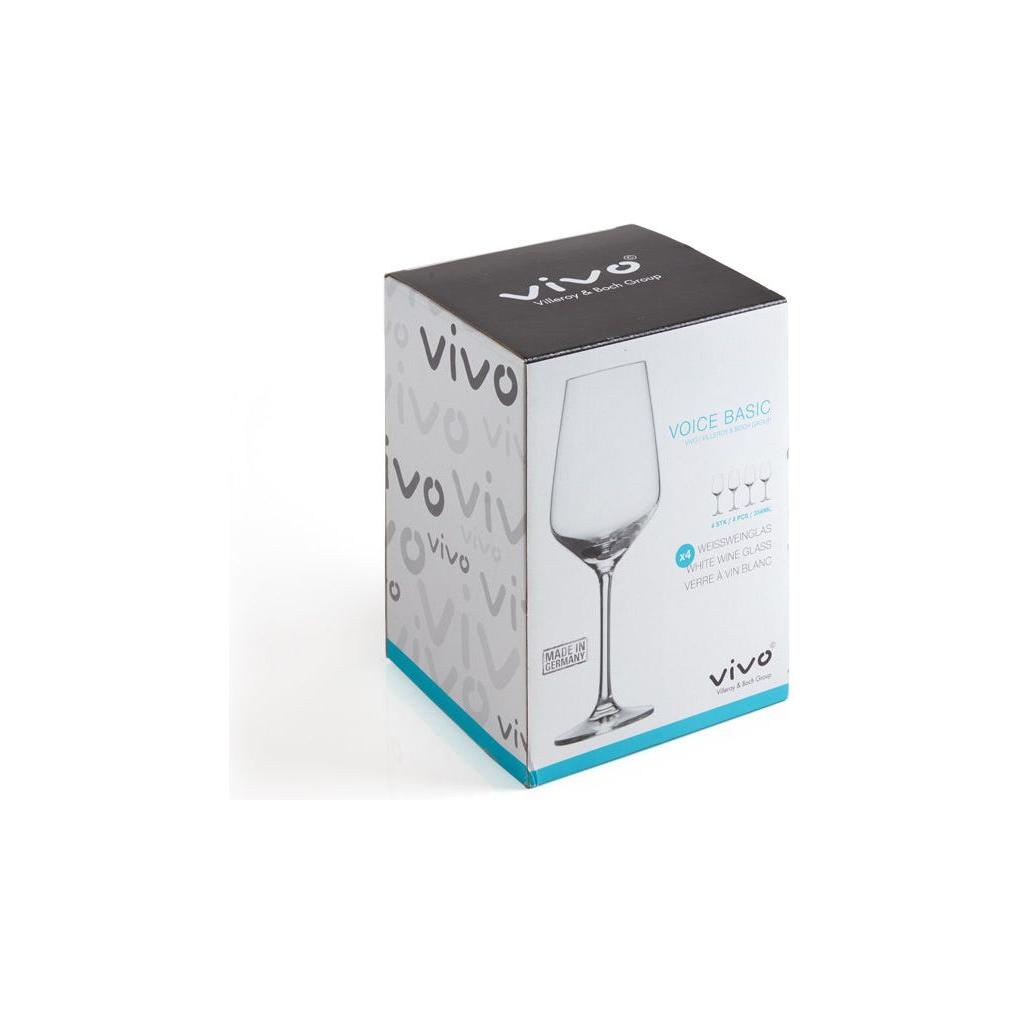 Villeroy & Boch Voice Basic Glas Vitvinsglas set 4st 120 ml