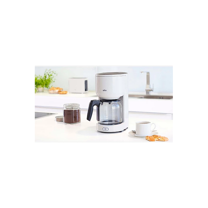 Braun Kaffebryggare KF3100WH PurEase 10 Koppar 1000W