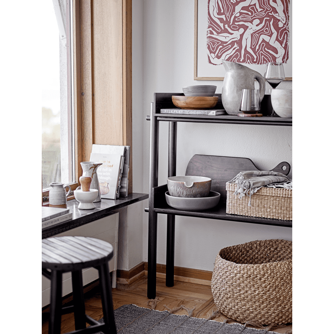 Bloomingville Toula Skål Natur Stengods ⌀17 cm