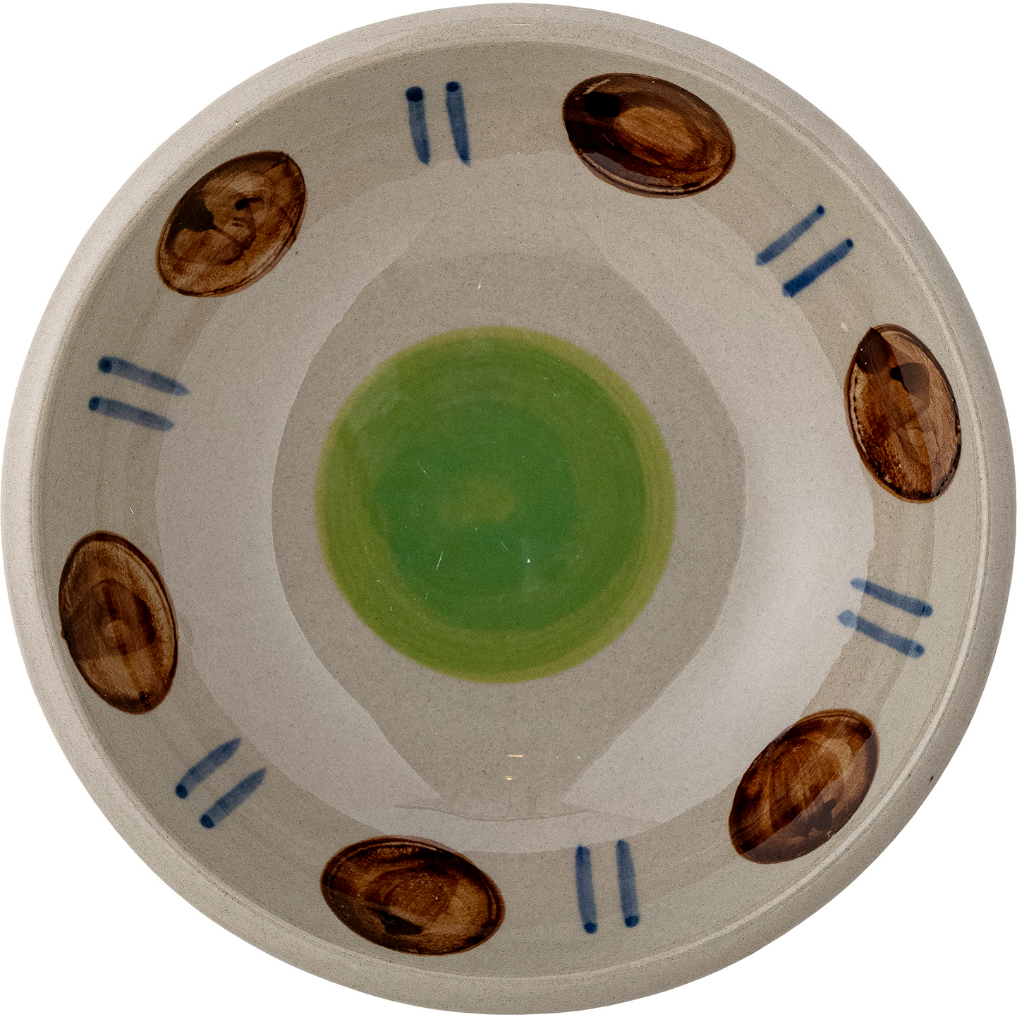 Bloomingville Peline Bowl Blå Stengods Ø11