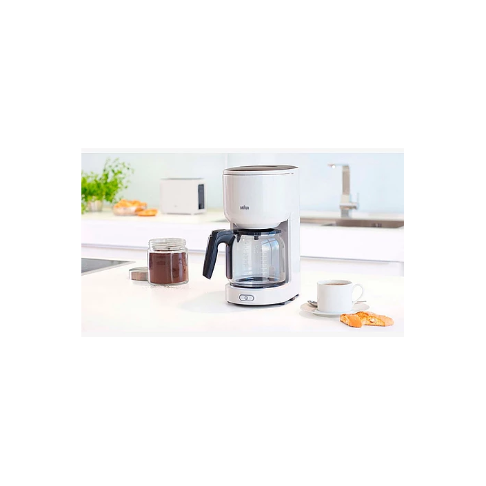 Braun Kaffebryggare KF3100WH PurEase 10 Koppar 1000W